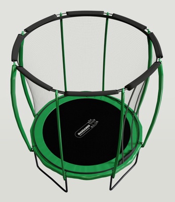 Cama elastica Mas Games Premium 305 con red, escalera y anclajes sin cubierta 